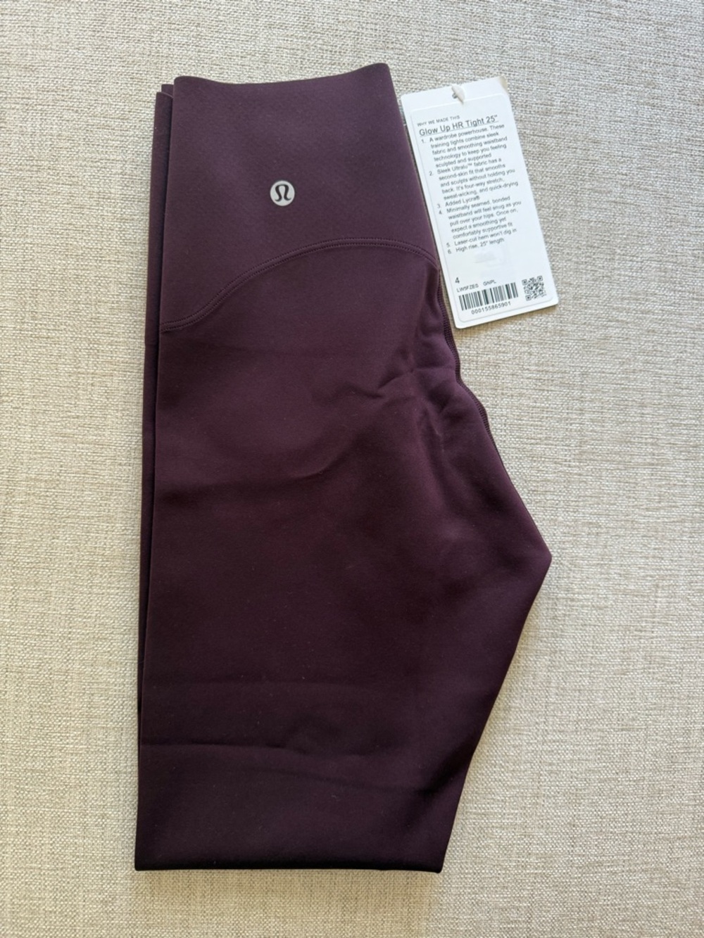 NWT 🍋Lululemon HR Glow Up Tights size 4